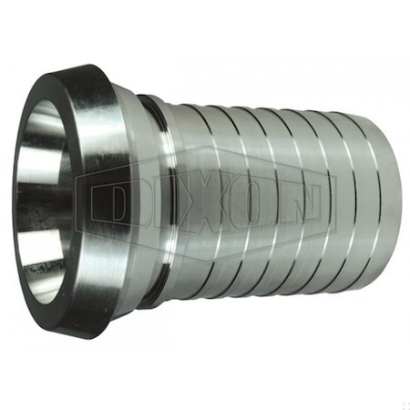 Dixon Holedall DIN External Crimp Stem, 2-1/2 in Nominal, FNPT, 316 SSss Steel HA0242